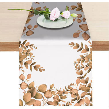 The Holiday Aisle® Fall Table Runner Pumpkins Runners For Dining 